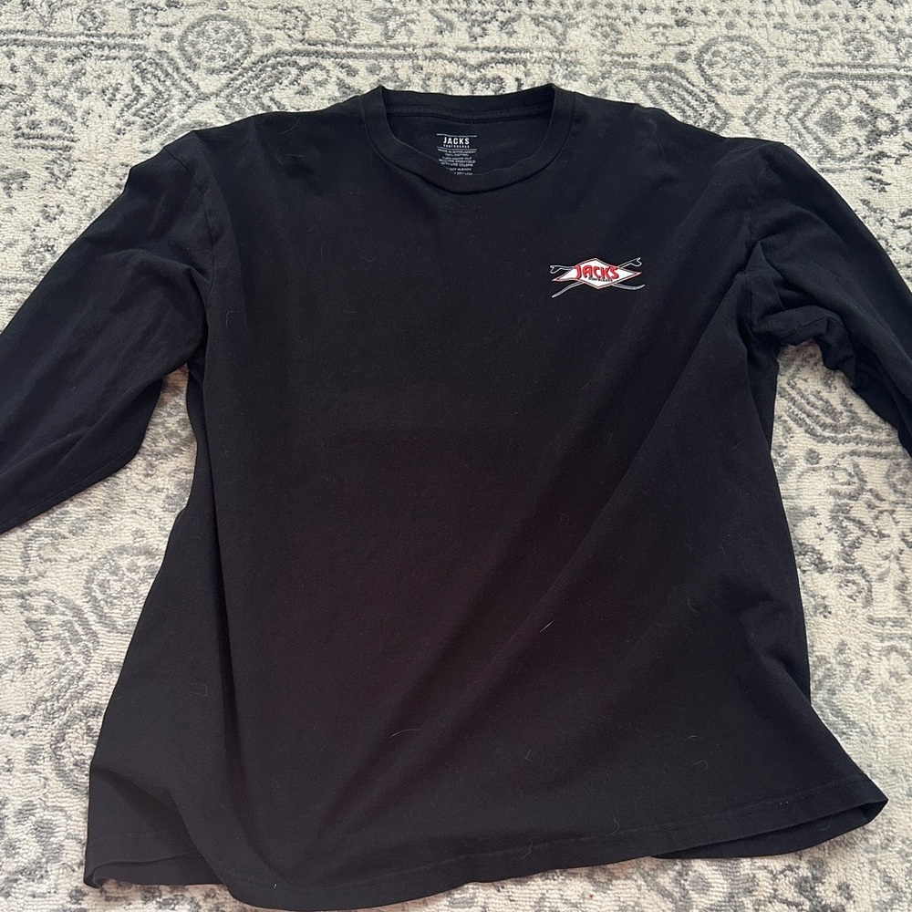 Jack’s Surfboards Black Long Sleeve Tee for Men